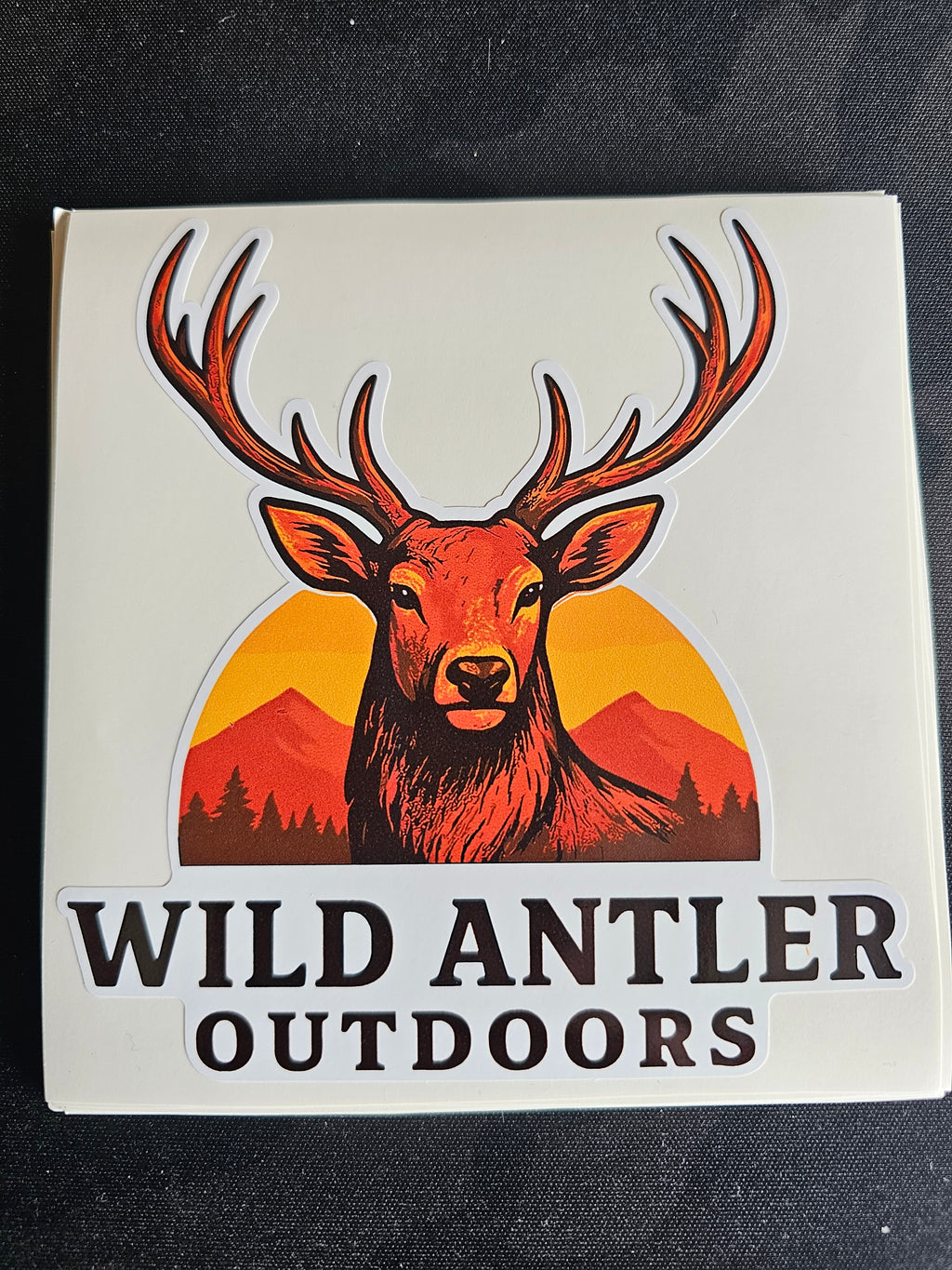 Wild Antler Outdoors Die Cut Sticker