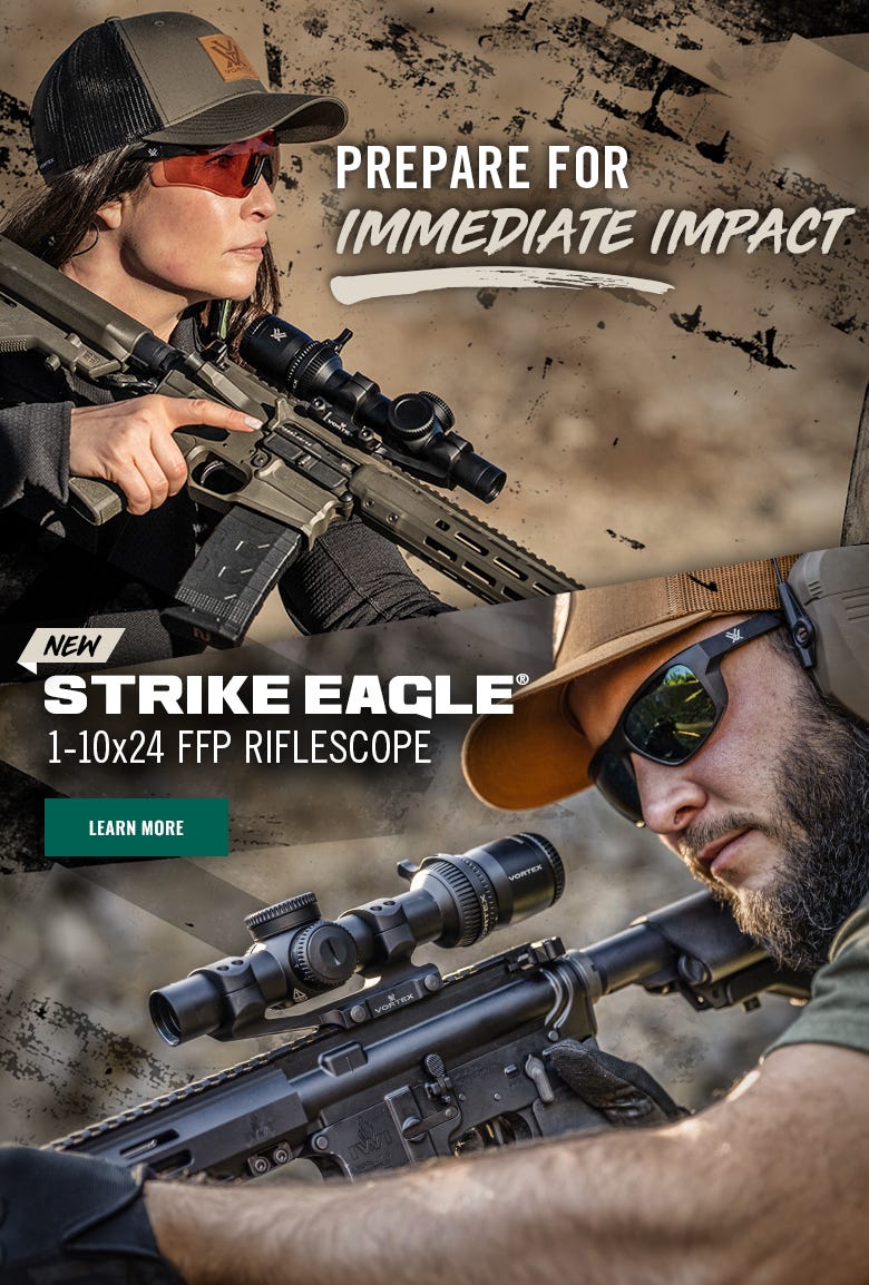 Vortex Strike Eagle 1-10x24
EBR-8 BDC (MOA) Reticle