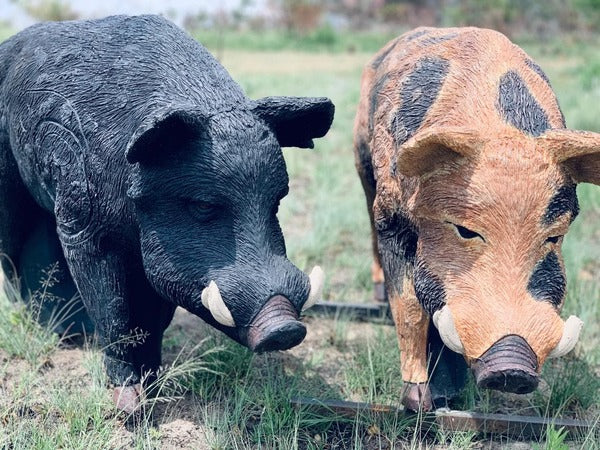 Wildcrete Australian Feral Boar 3D Archery Target - Black