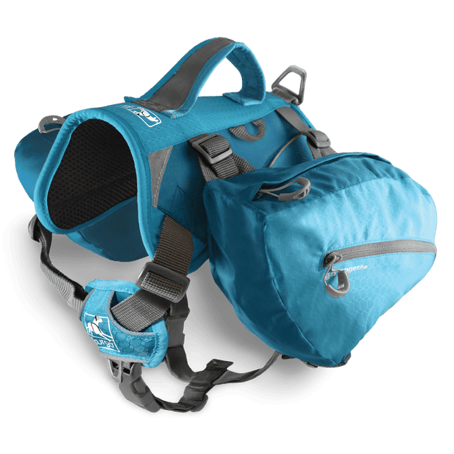 Kurgo Big Baxter Backpack Dog Harness in Coastal Blue