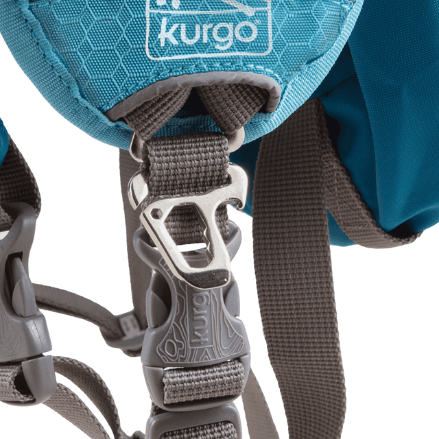 Kurgo Big Baxter Backpack Dog Harness in Coastal Blue