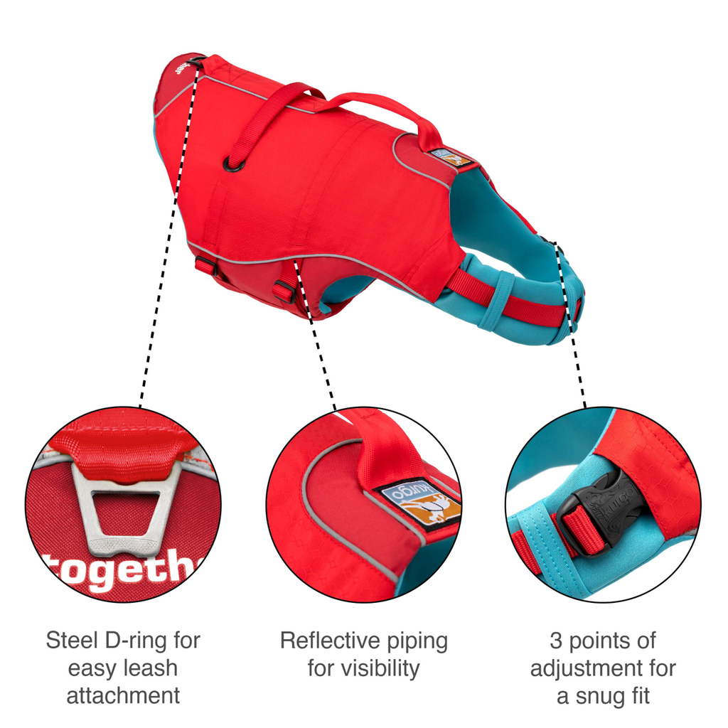 Kurgo Surf N Turf Dog Life Jacket