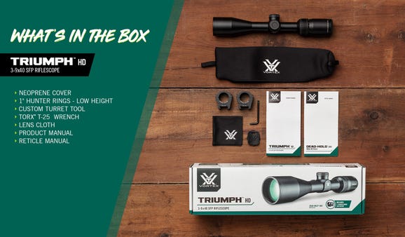 Vortex Triumph HD 3-9x40 Riflescope