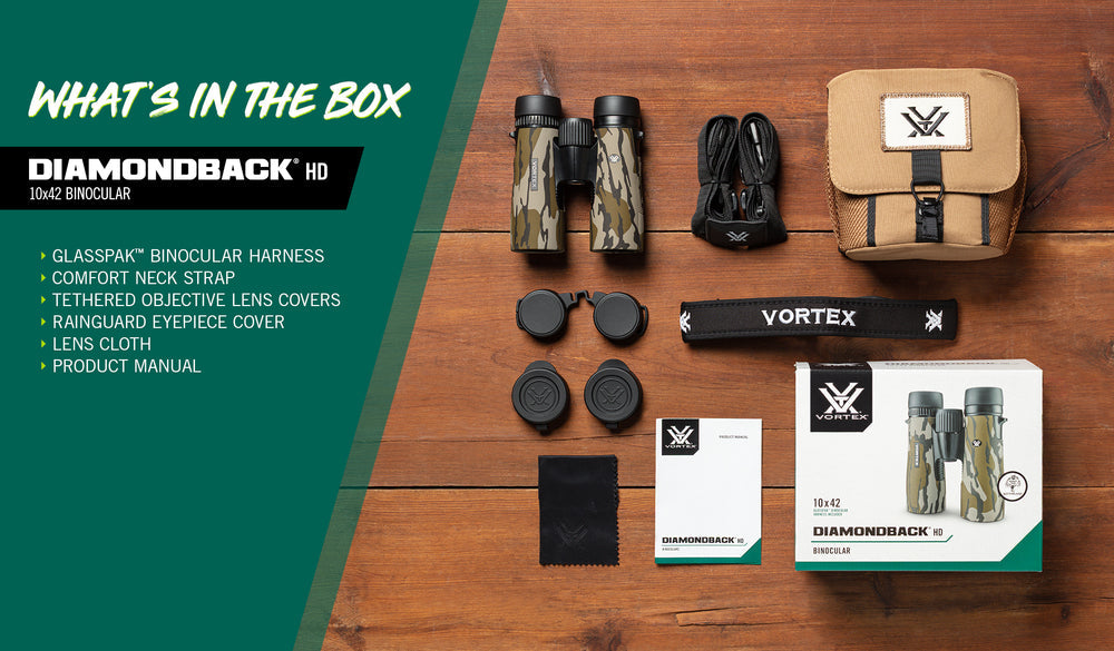 Vortex Diamondback HD 10x42 Mossy Oak Bottomland