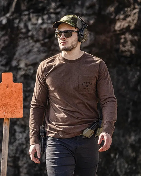 Vortex Outland Heavyweight Long Sleeve Pocket Tee
